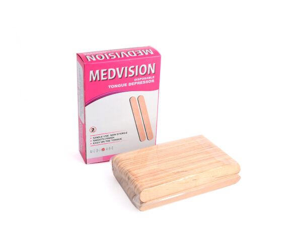 MEDVISION Tongue depressor Sterile Box of 100 pcs